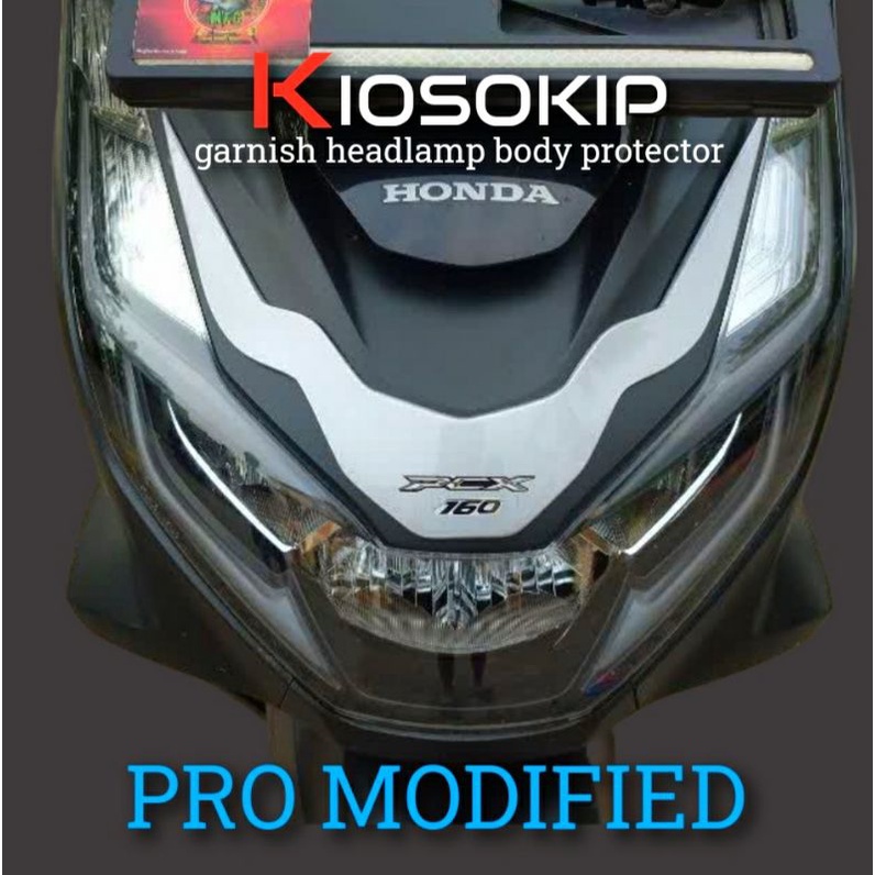 Jual Garnish Pcx Garnish Lampu Depan Pcx Garnish Headlamp