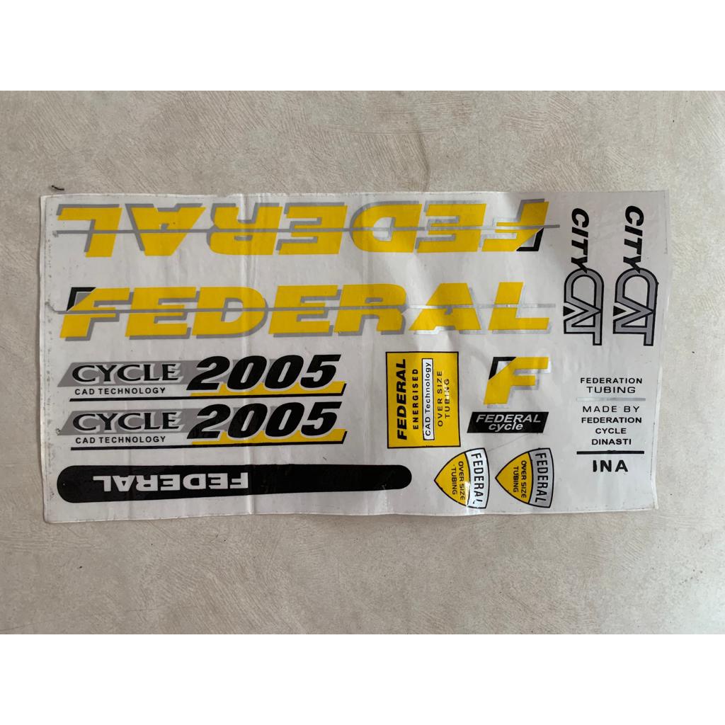 Jual TERMURAH!!! STICKER Sepeda Federal Jadul / Realpict | Shopee Indonesia