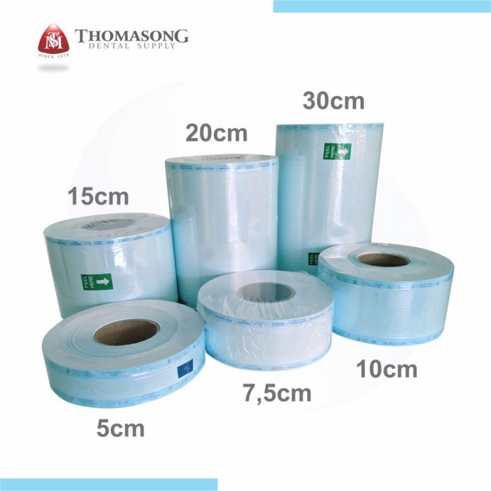 Jual Roll Sterilization Medipack plastic steril 10cm x 200m | Shopee ...