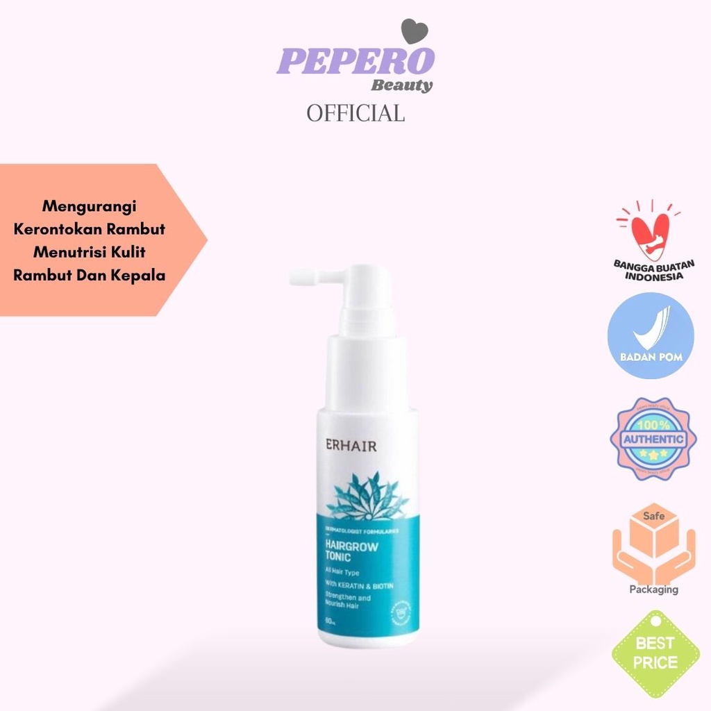 Jual ERHA Hair Grow Tonic 60ml Shopee Indonesia