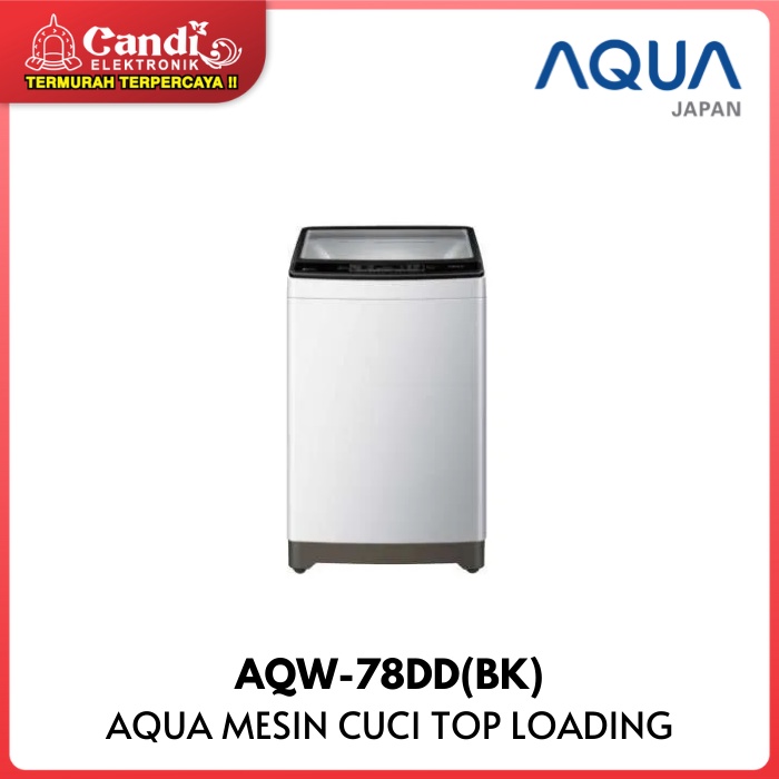 Jual AQUA MESIN CUCI TOP LOADING 7 KG AQW-78DD(BK) | Shopee Indonesia