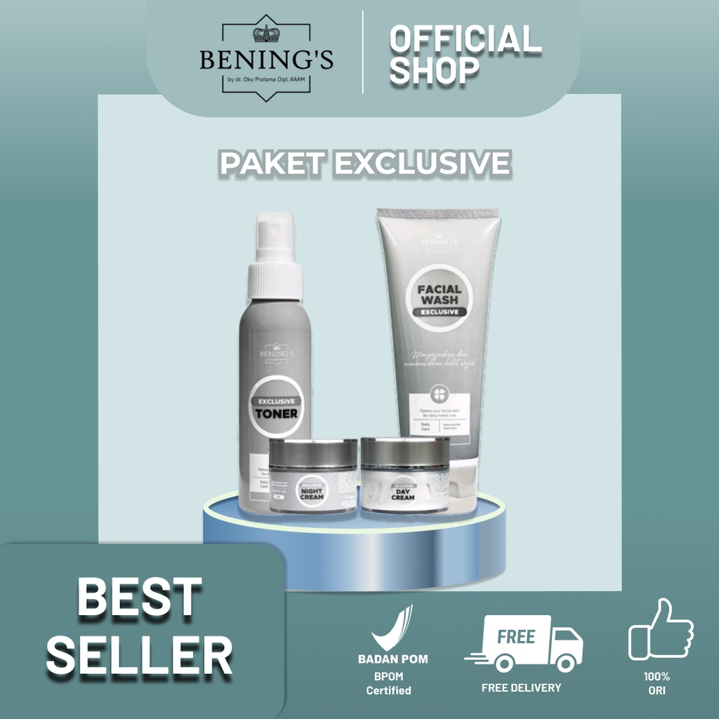 Jual BENINGS INDONESIA PAKET EXCLUSIVE SKINCARE BY DR OKY PRATAMA ...