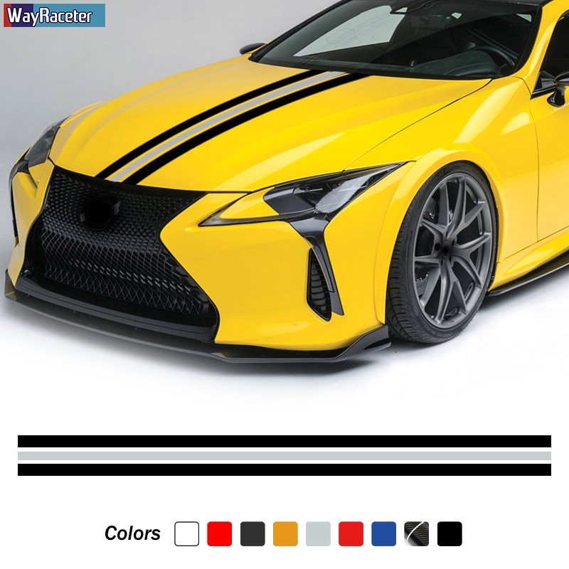 Jual Car Hood Decal Engine Cover Bonnet Stripes Sticker For Lexus CT IS ...