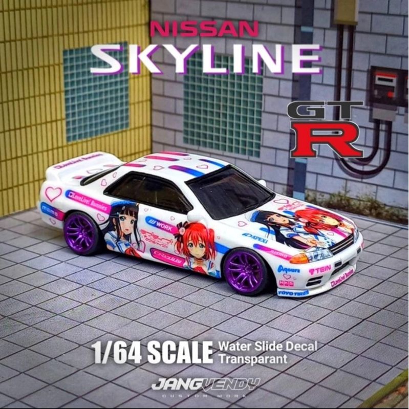Jual Decal Hotwheels Nissan GT-R R32 ITASHA | Shopee Indonesia