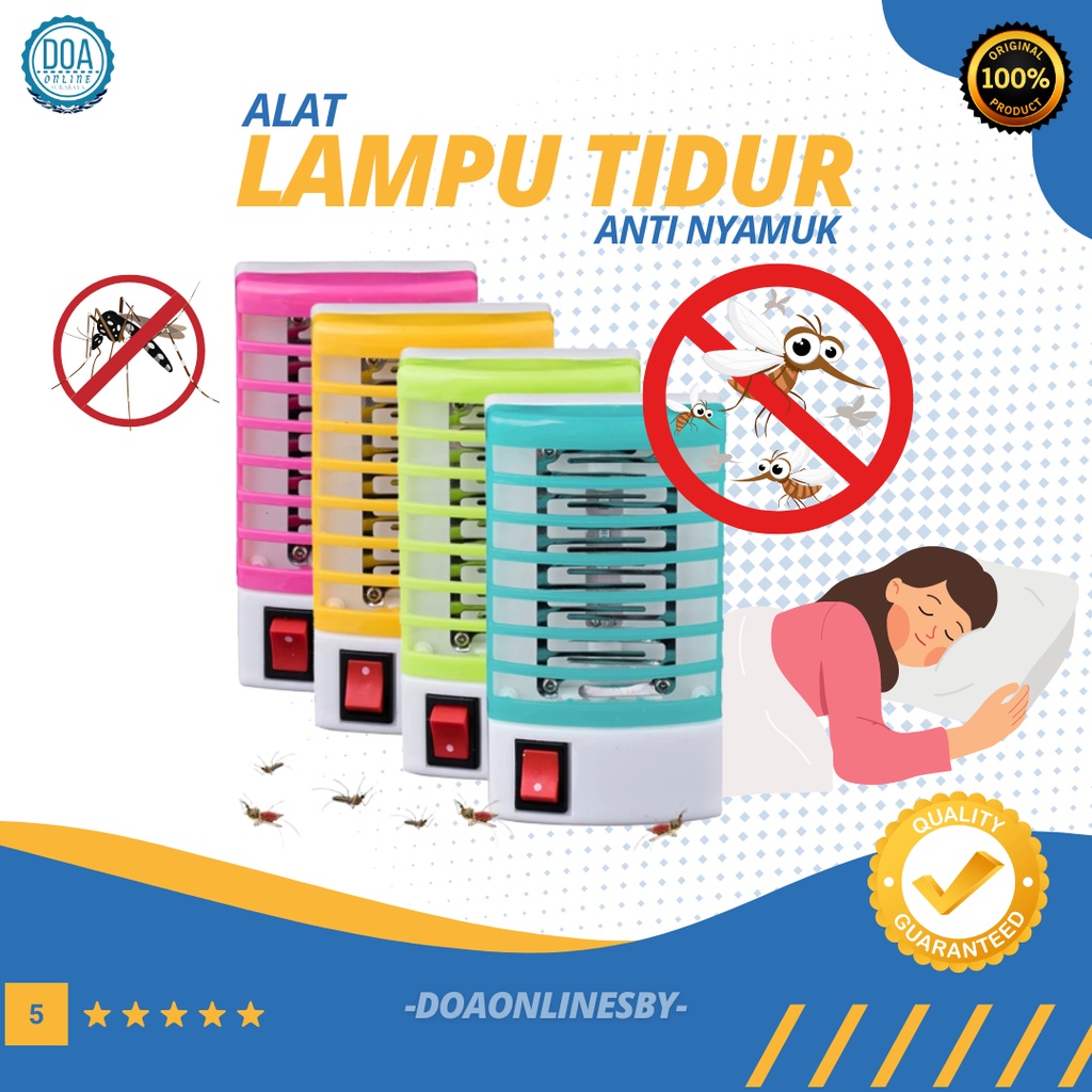 Jual Lampu Tidur Led Anti Nyamuk Murah Ramah Mosquito Killer Perangkap Nyamuk Lalat Bug Zapper