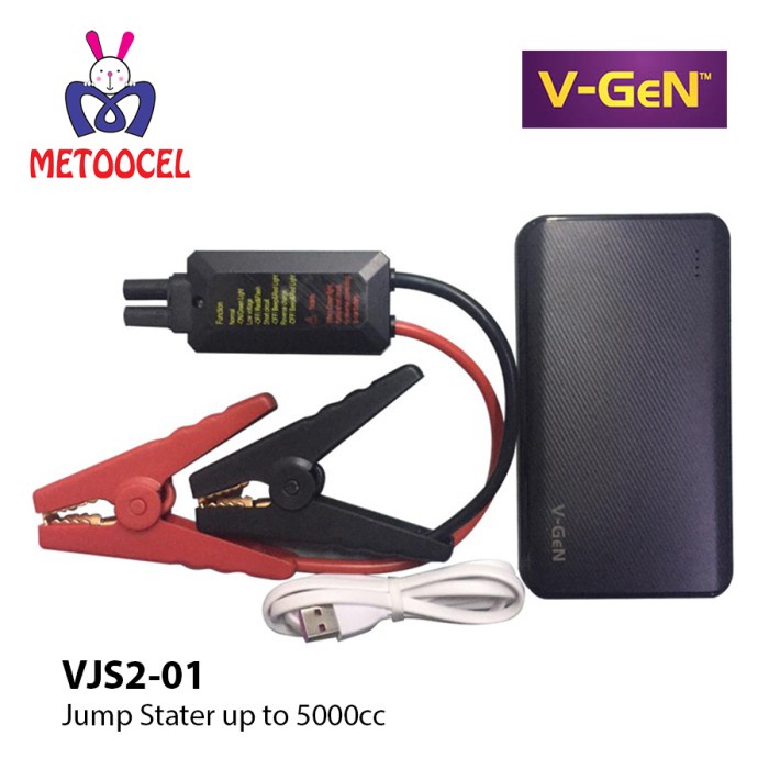 Jual Power Bank Jump Starter 7200mAh VGeN Jumper Aki Mobil Vgen