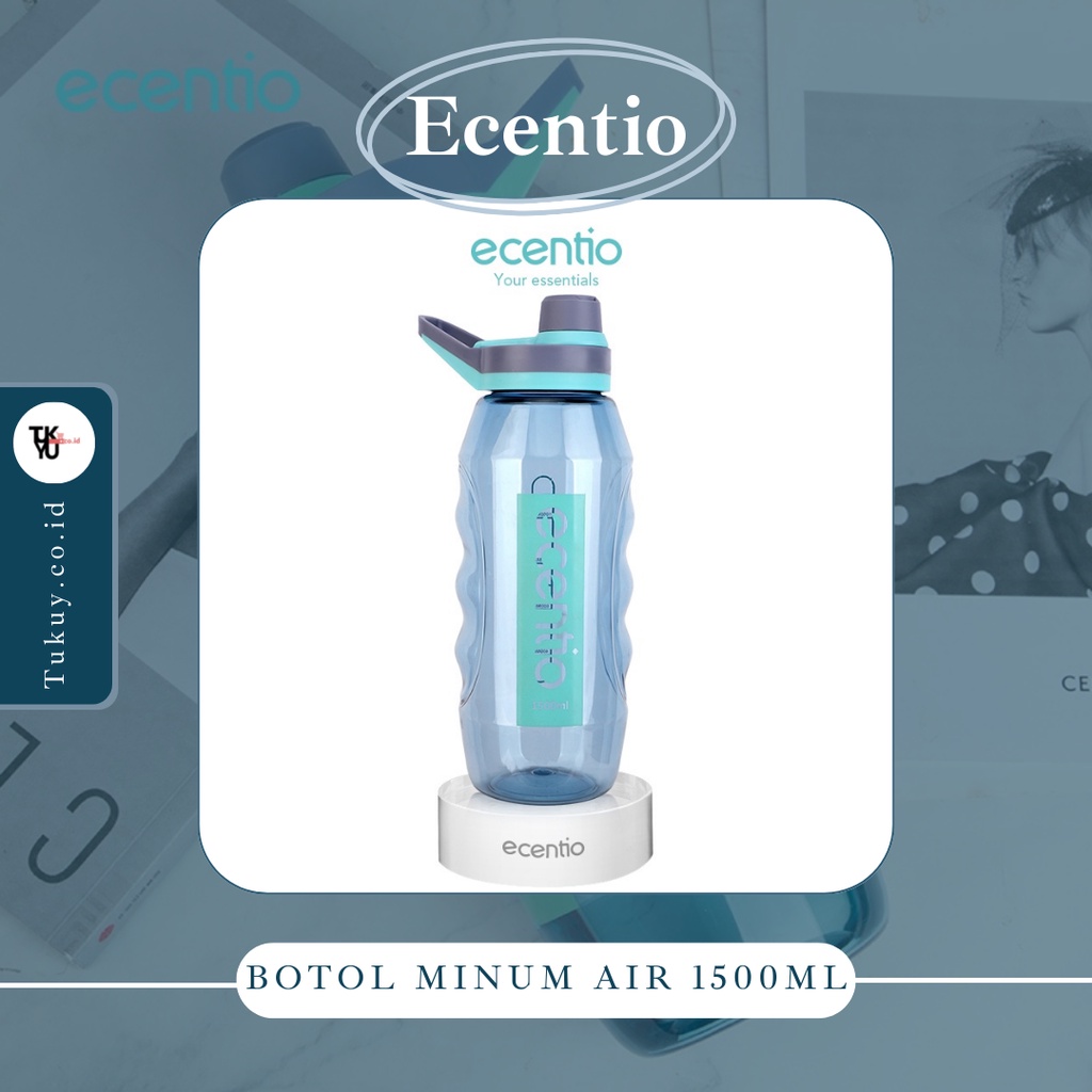 Jual Ecentio Botol Minum 1 5 Liter Water Botol Air Sport 1500ml Big Size Shopee Indonesia