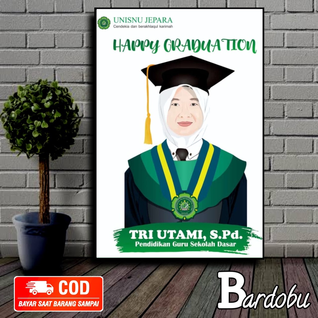 Jual Karikatur Wisuda Shopee Indonesia