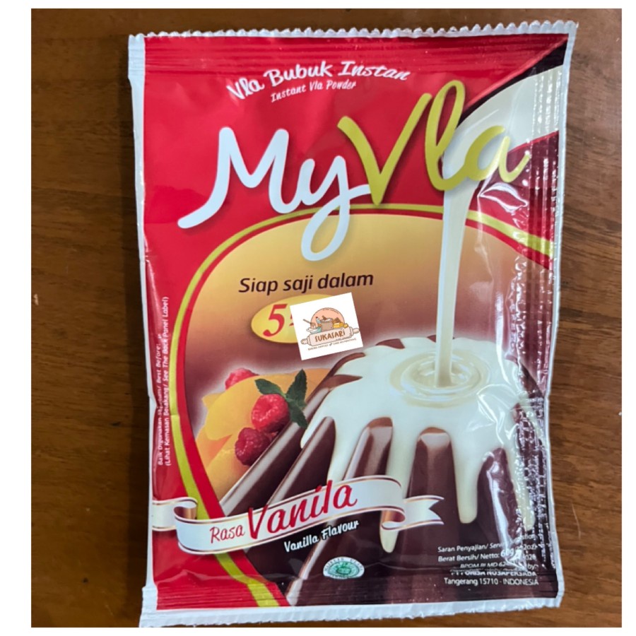 Jual My Vla Vanilla Nutrijell 60gr vla Instant bubuk MYVLA Fla instant ...