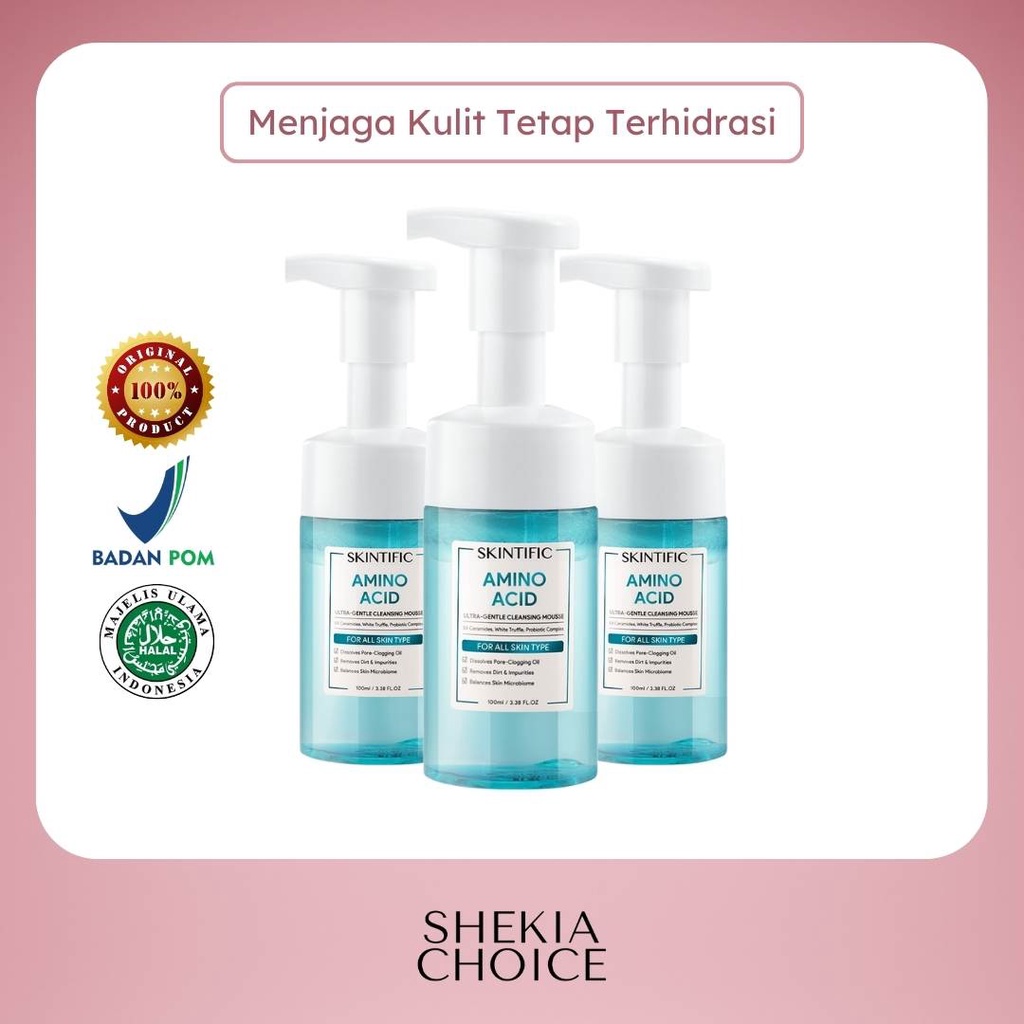 Jual Skintific Amino Acid Ultra Gentle Cleansing Mousse Ml