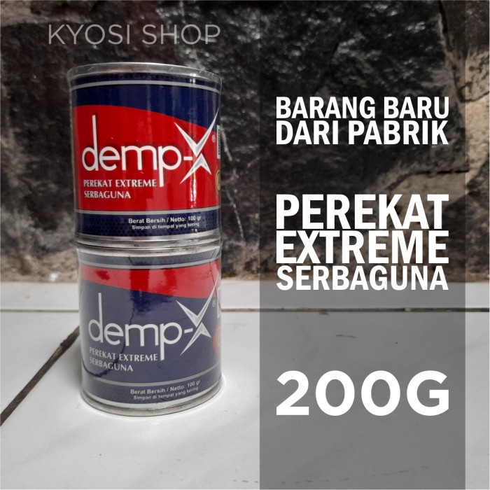 Jual Lem Material Lem Perekat Extreme Serbaguna Demp-X Dempx 200Gr ...