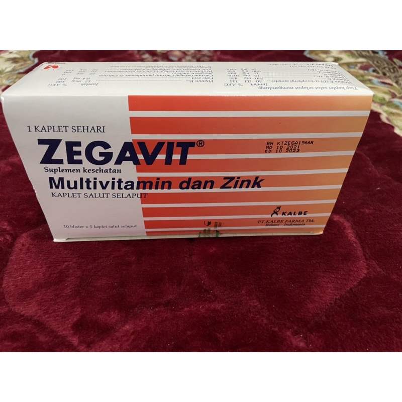 Jual Zegavit Multivitamin Dan Zink Kapsul Shopee Indonesia