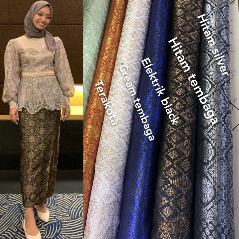 Jual SUPER PROMO. Kain Songket Meteran / Songket Palembang / Bahan Rok ...