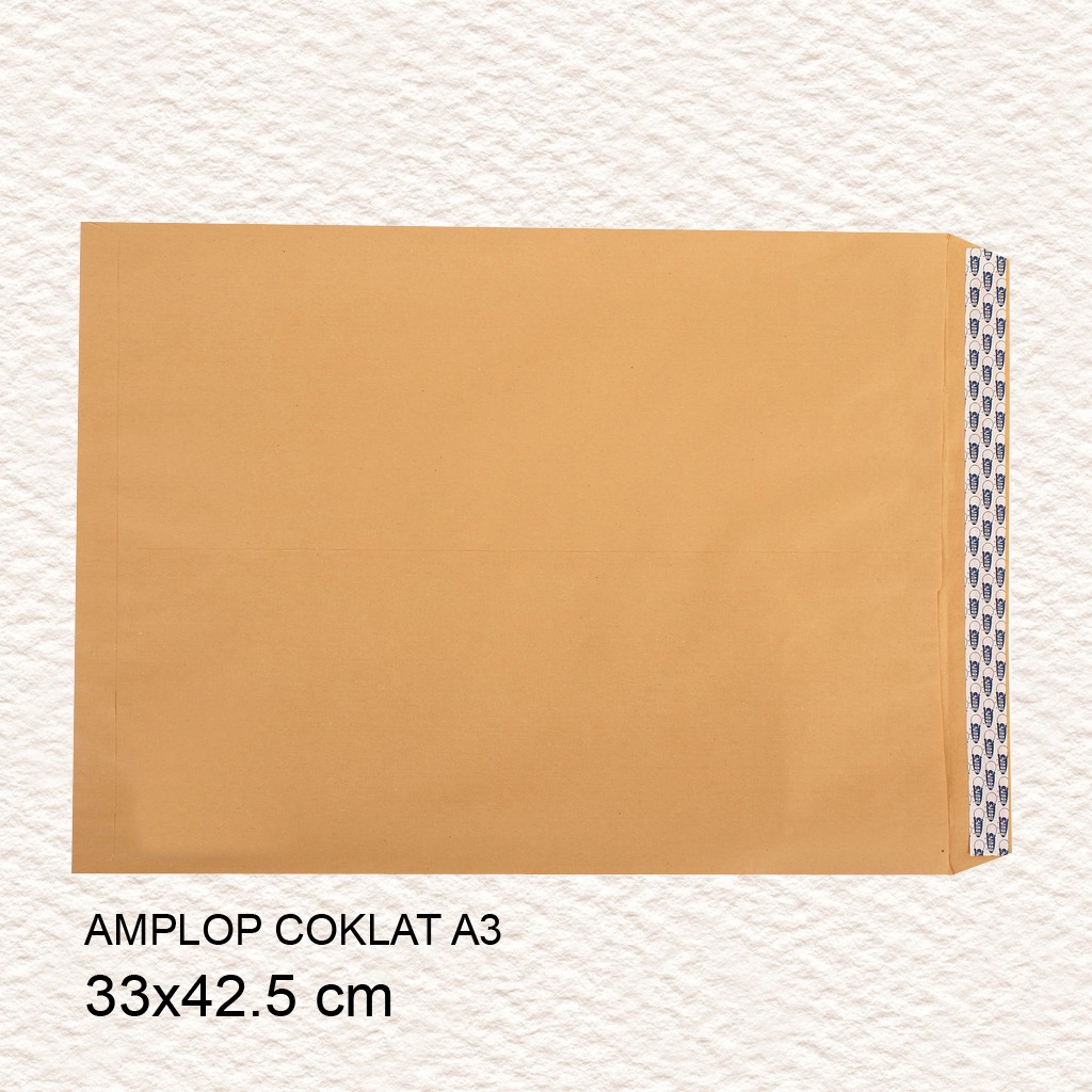 Jual Amplop Coklat A3 Kraft Custom 33 x 43 cm | Shopee Indonesia