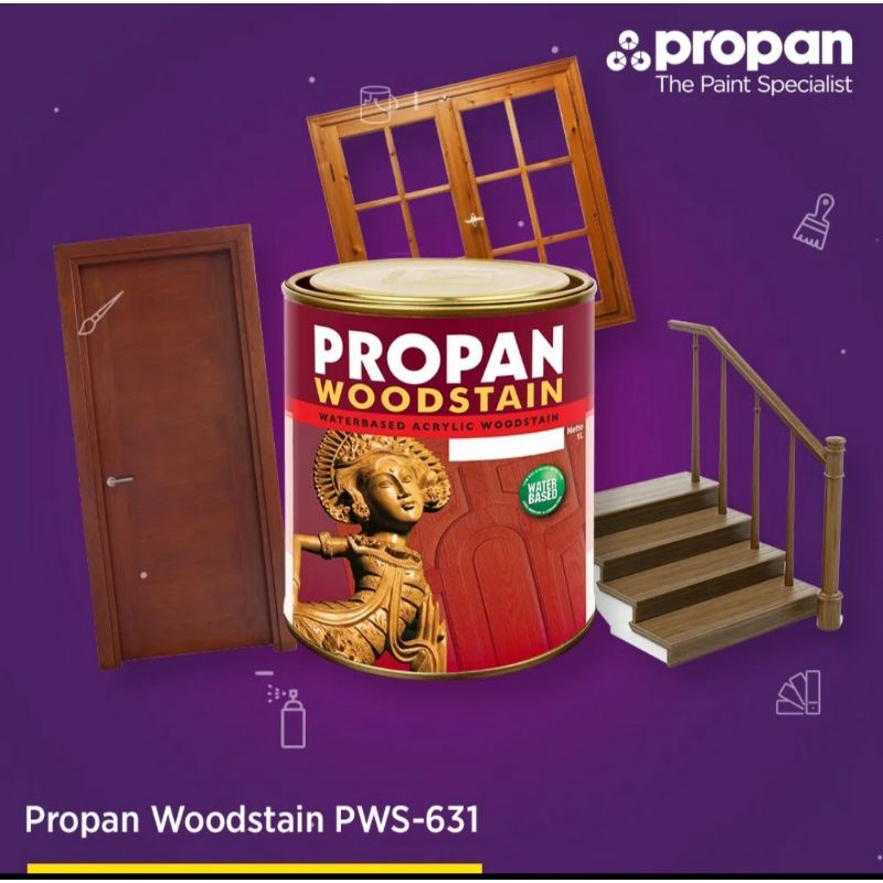 Jual Propan Wood Stain Water Based Clear Dof Shopee Indonesia