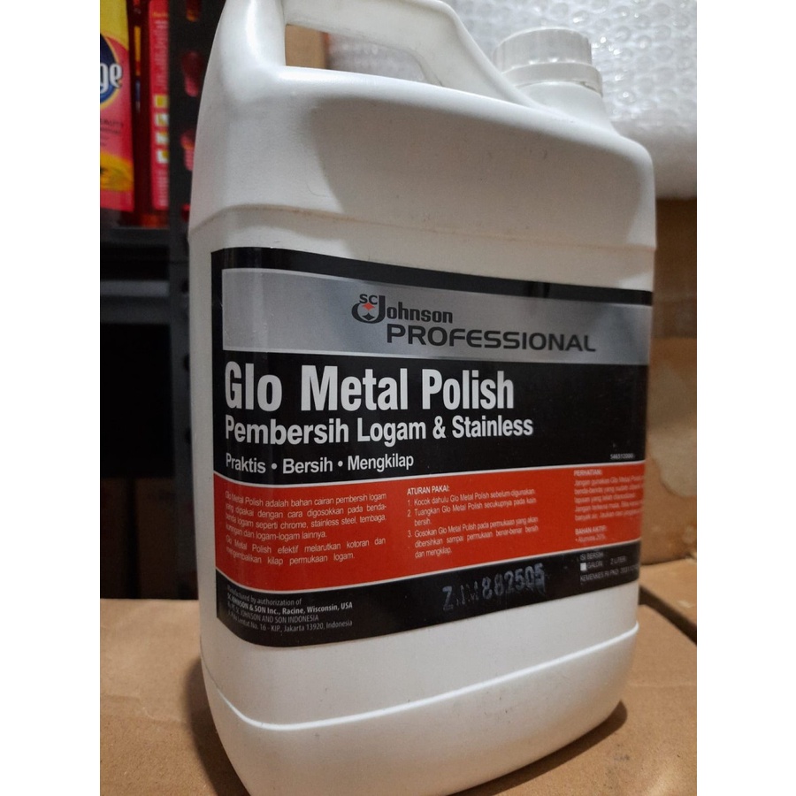 Jual GLO METAL POLISH JOHNSON PEMBERSIH LOGAM BESI DAN STAINLESS 2