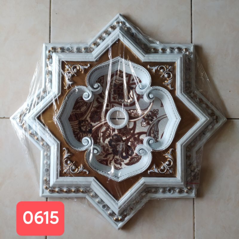 Ornamen Plafon Pvc 60x60