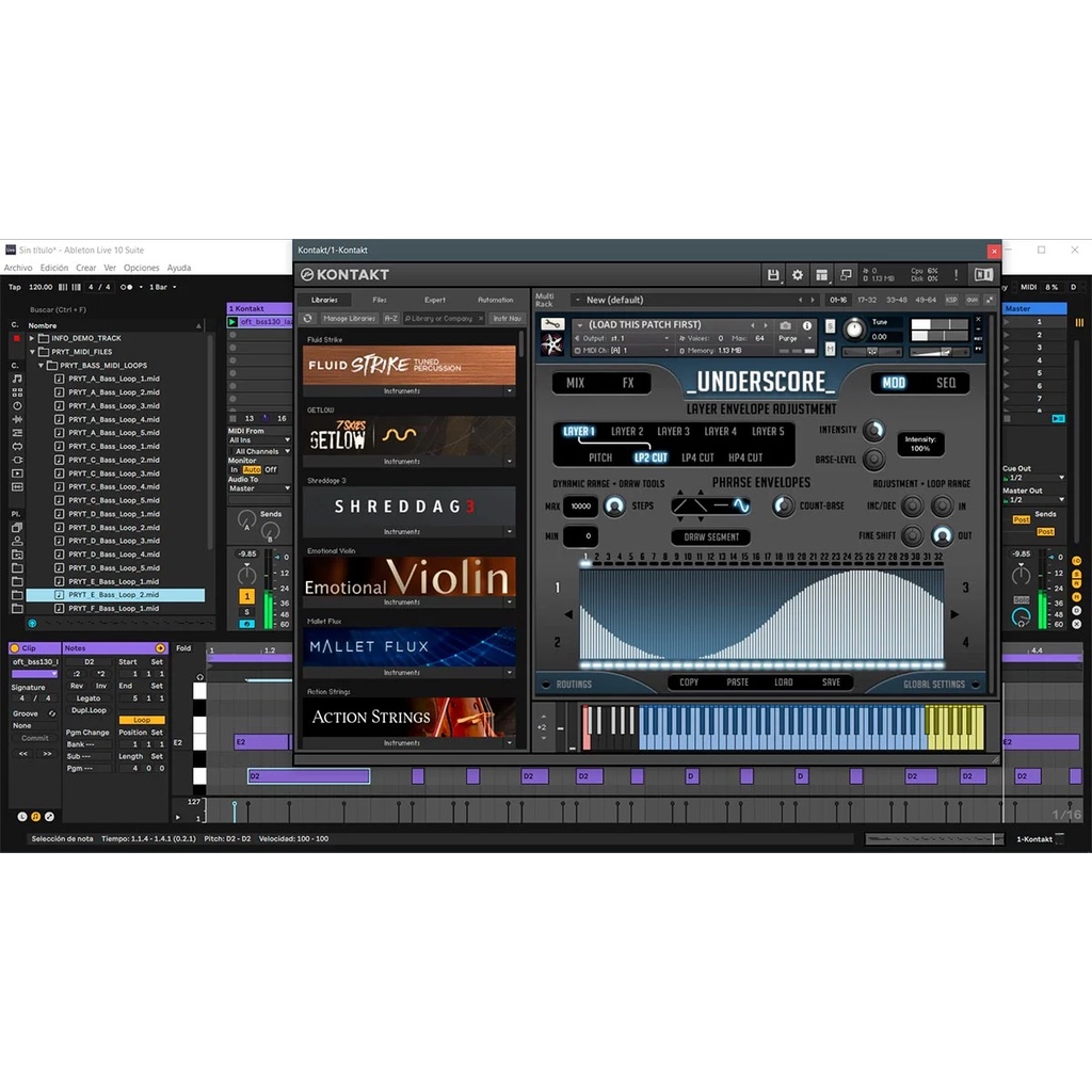 Jual StudioWeapon UNDERSCORE v1-5 libary libraries preset KONTAKT ...