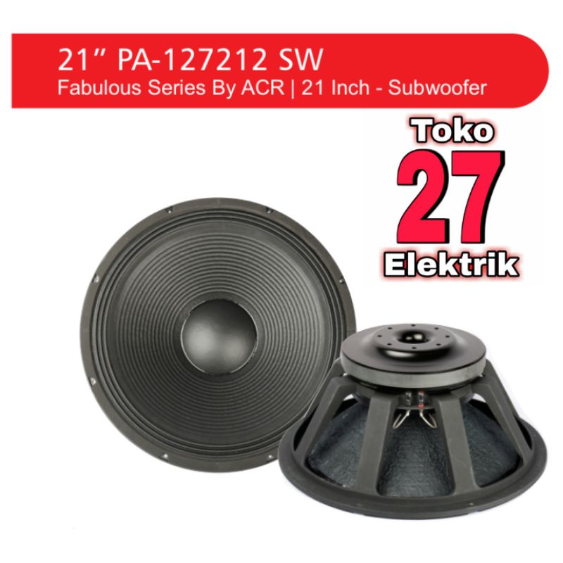 Jual Speaker ACR Fabulous 21 inch PA 127212 SW 2200 WATT | Shopee Indonesia