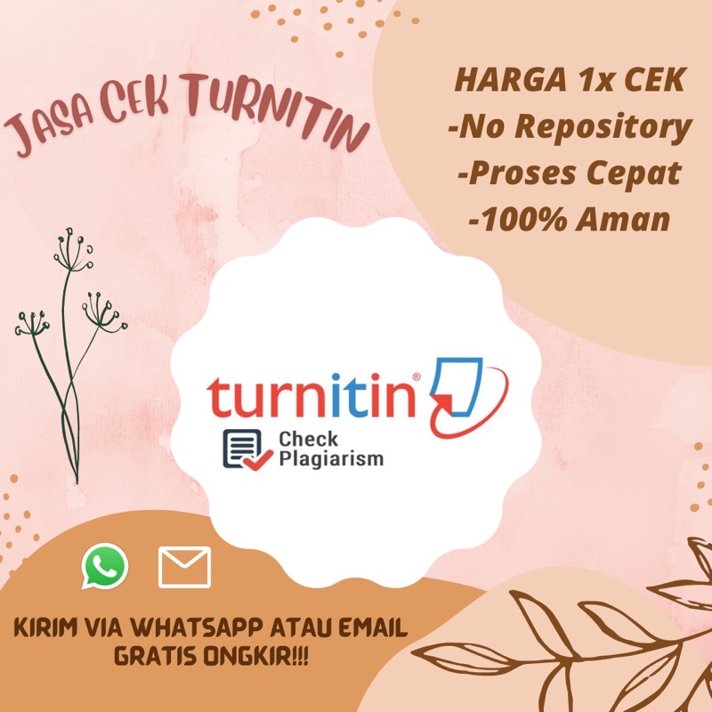 Jual Jasa Cek Turnitin 100 Aman Shopee Indonesia 