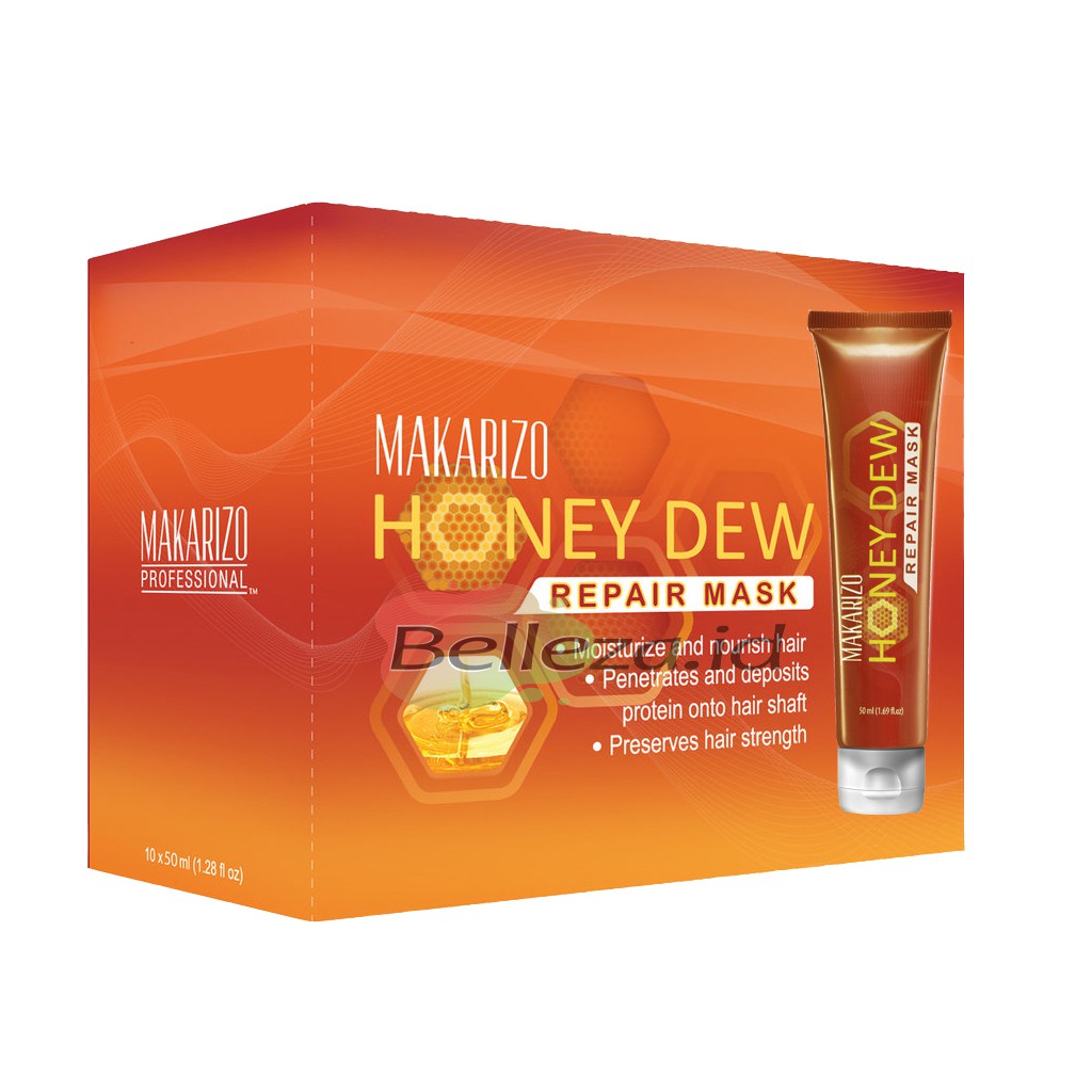 Jual Makarizo Professional Honey Dew Repair Mask / Hair Mask / Masker ...