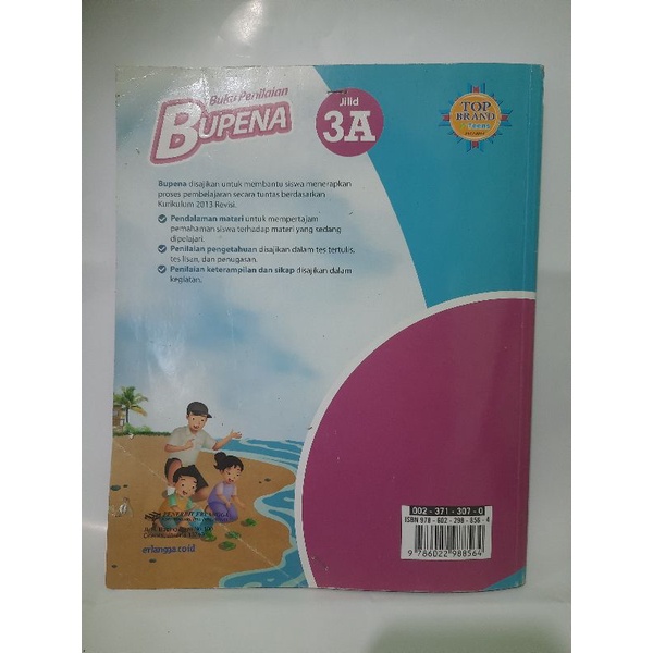 Jual Buku Penilaian Bupena untuk SD kelas 3 jilid 3A kurikulum 2013 ...