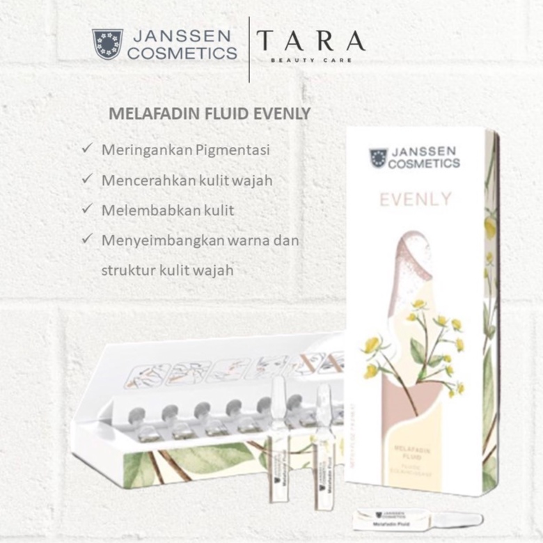 Jual JANSSEN COSMETICS Ampoules Melafadin Fluid (Evenly Ampul) Shopee Indonesia
