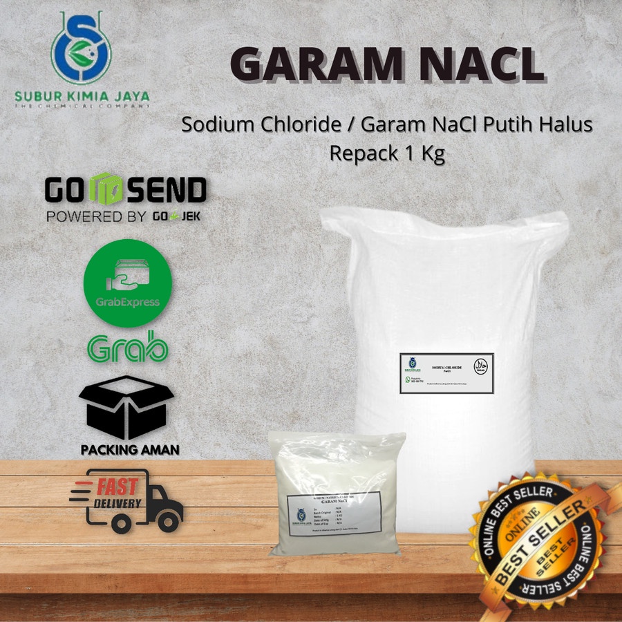 Jual Garam Nacl Putih Halus 1 Kg Shopee Indonesia 6567