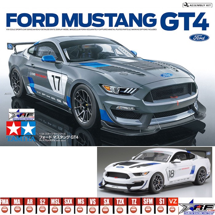 Tamiya - 1/24 Ford Mustang GT4 Race Car