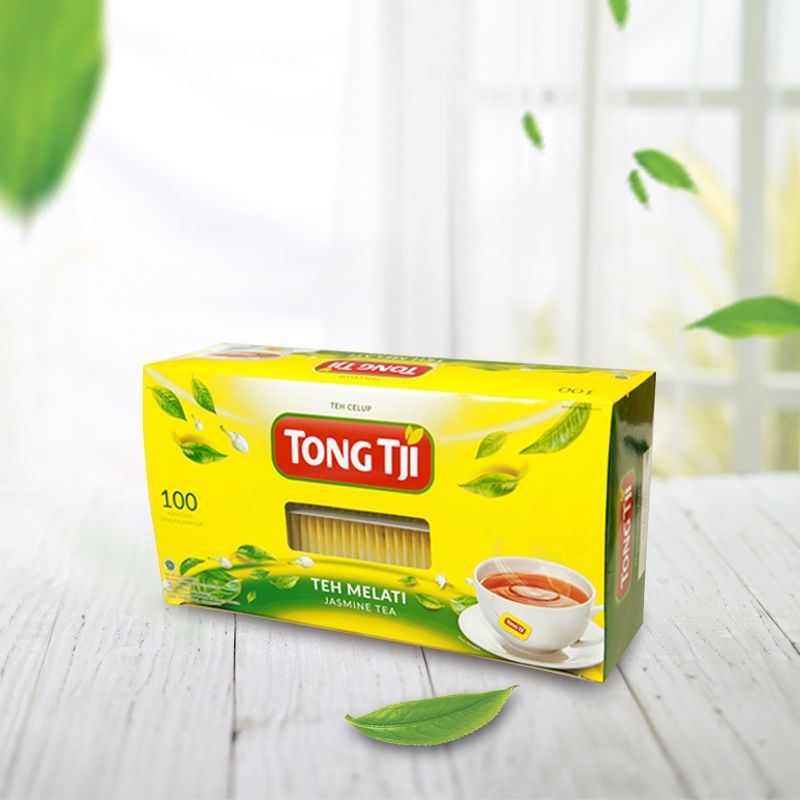 Jual Teh Celup Tong Tji Jasmine Tea dgn Amplop 100s per Pack | Shopee ...