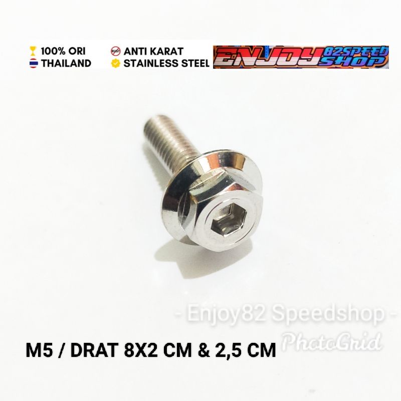 Jual Baut Pb Probolt Kunci Goro M Drat X Cm Cm Asli Stainles Harga Satuan