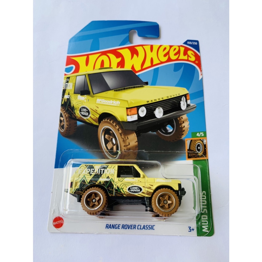 Jual HOTWHEELS HOT WHEELS RANGE ROVER CLASSIC LAND CRUISER KUNING MUD ...