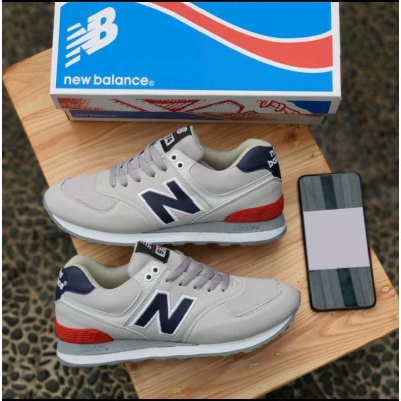 Jual New Balance Encap 574 Grey Navy Premium Grade Original Shopee