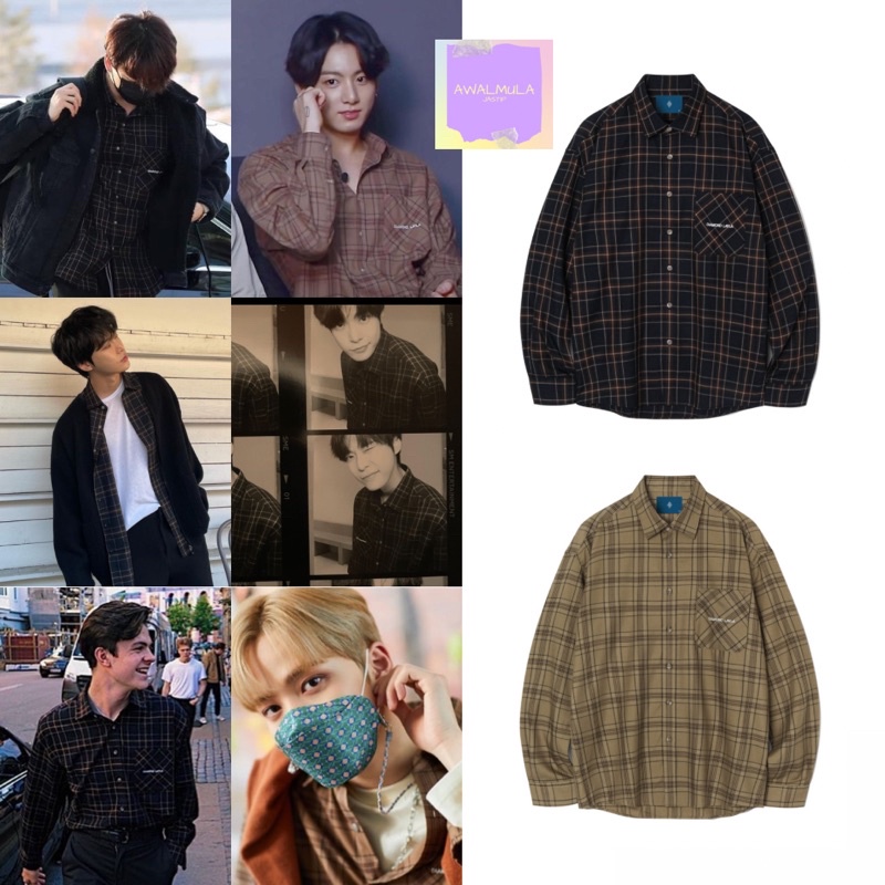 BTS discount Jungkook Diamond Layla Flannel