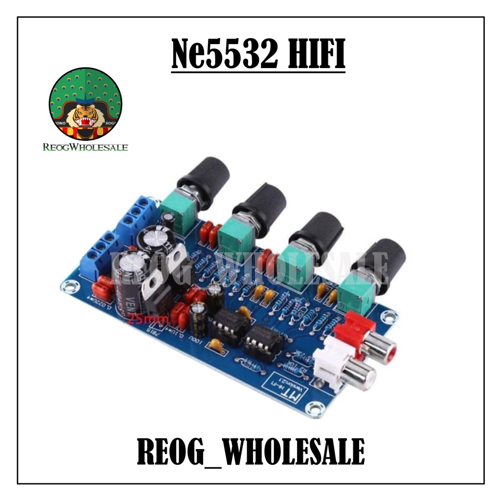 XH-M164 NE5532 Tone Amplifier Board | Dual Channel Audio Amplifier Board Adjustment Hifi Board P 12585