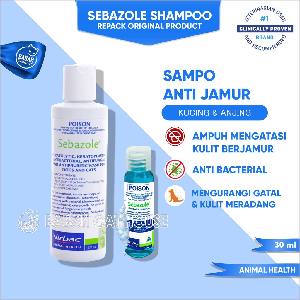 Sebazole dog clearance shampoo