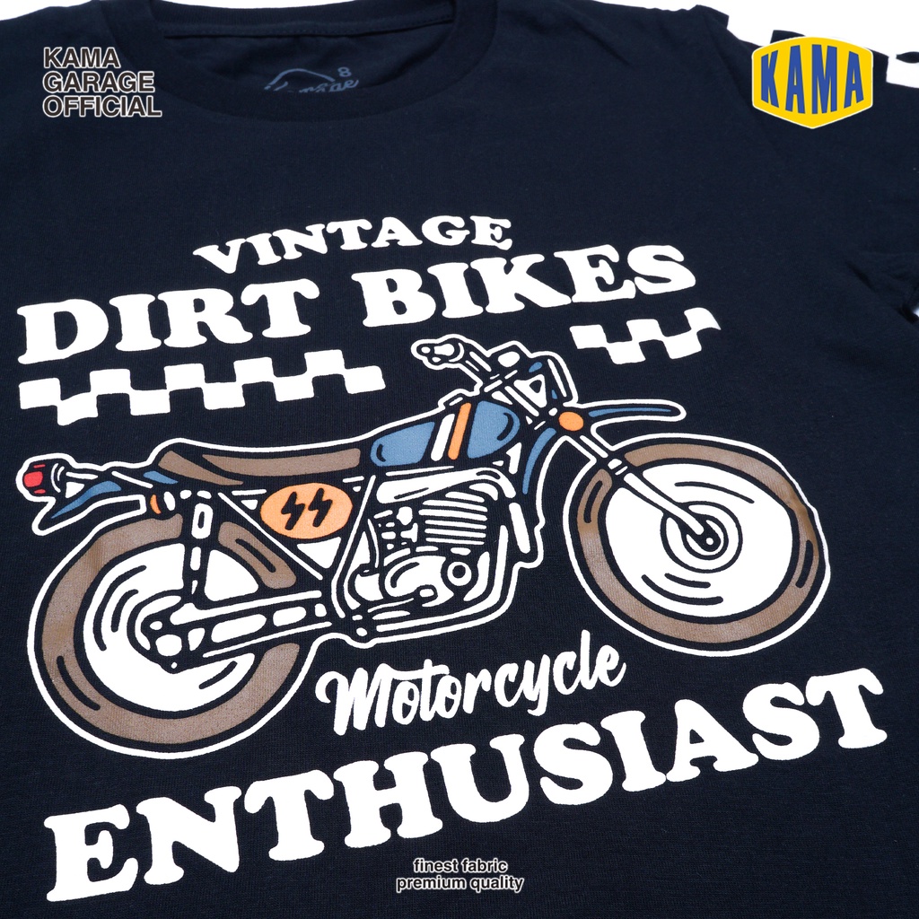 Jual KAMA GARAGE Dirt bike - long sleeve - kaos anak lengan panjang ...