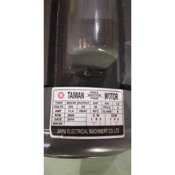 Jual Motor Listrik 2 Hp 1 Phase Jiayu Dinamo Elektro Motor Electro