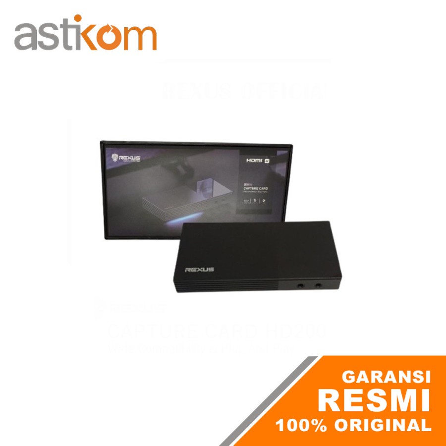 Jual HDMI Video Capture Card Rexus HD200 HDMI 4K Game Stream and Record ...