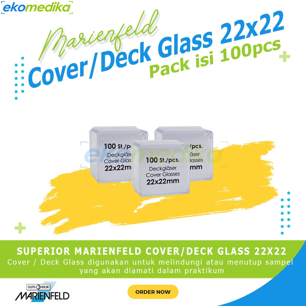 Jual Cover Glass Kaca Penutup Preparat Deck Glass 18x18 20x20 22x22 24x24 24x40 24x60 0630