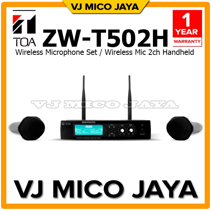 Jual TOA ZWT502H Wireless Microphone Set Shopee Indonesia