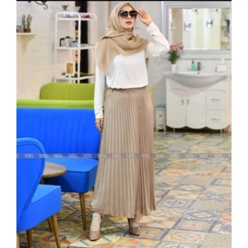 Rok Plisket Dewasa (Plisket Rapi)