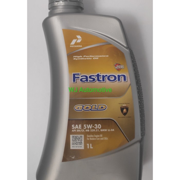 Jual Pertamina Fastron Gold SAE 5W30/Oli Mobil Fastron Emas 5W 30 ...