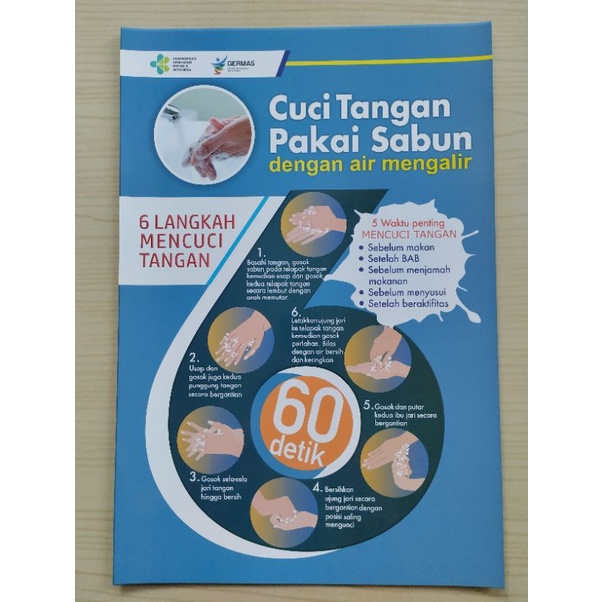 Jual Poster Cuci Tangan Pakai Sabun | Shopee Indonesia