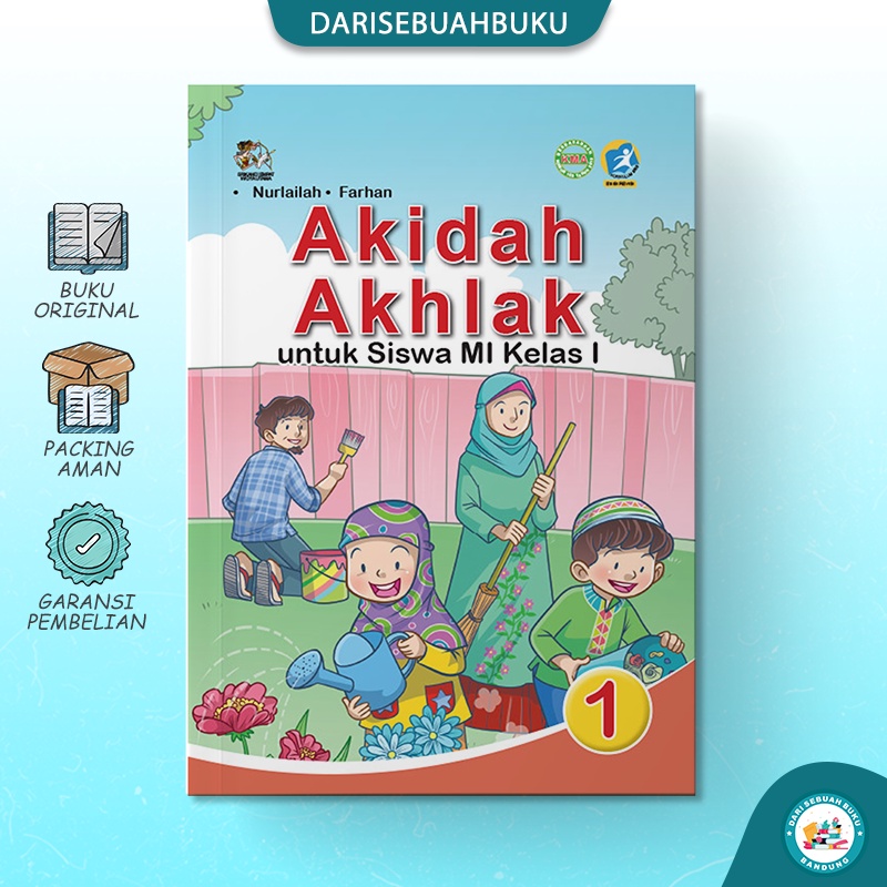 Jual Buku Akidah Akhlak Mi Kelas 1 - K-13 Edisi Revisi 