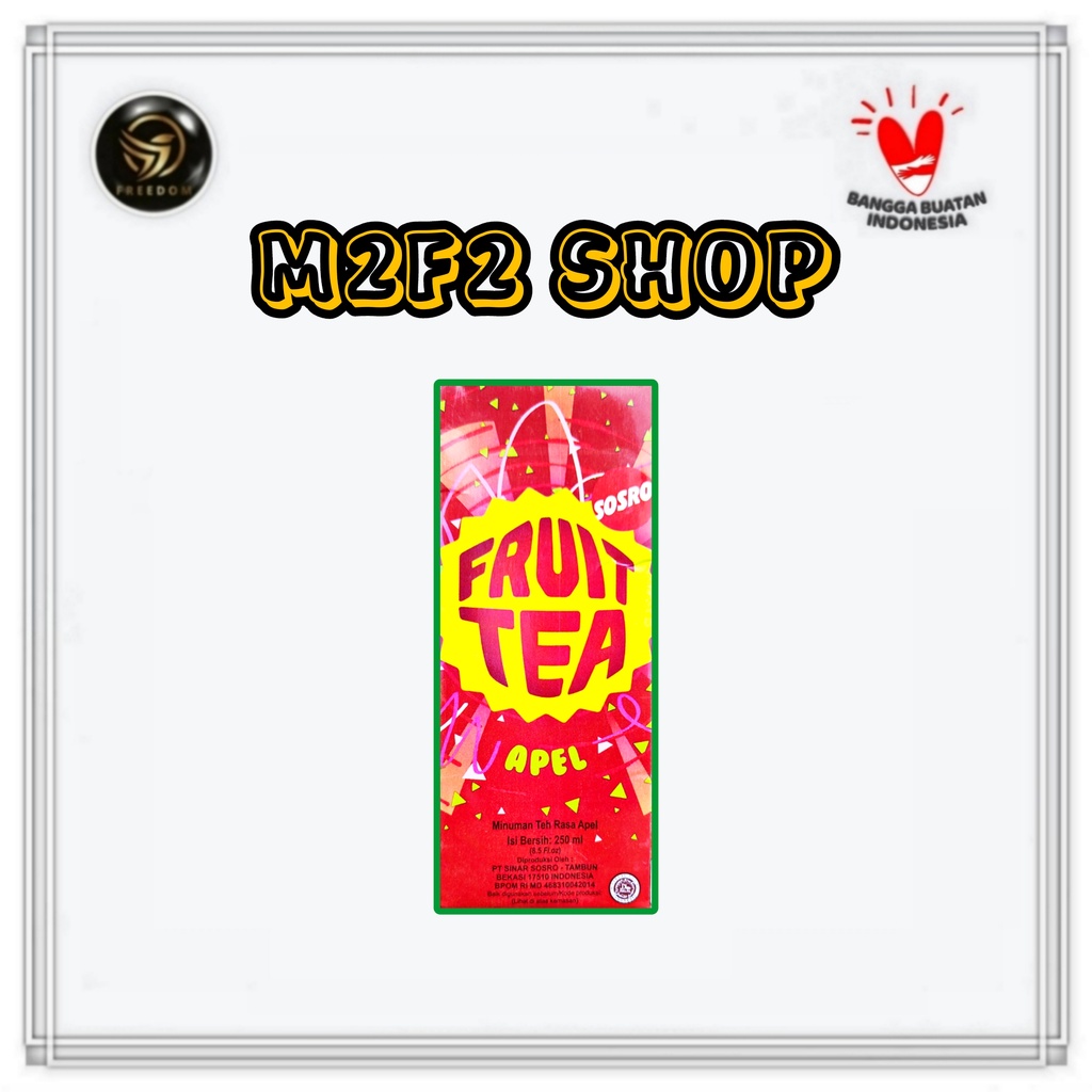 Jual Fruit Tea Teh Rasa Apel Kotak - 250 ml (Kemasan 6 Pcs) | Shopee ...
