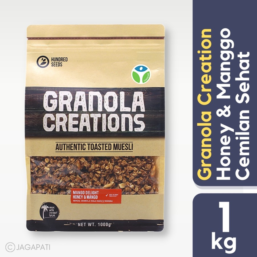 Jual Granola Creations Honey Mango Mango Delight 1 kg Shopee Indonesia