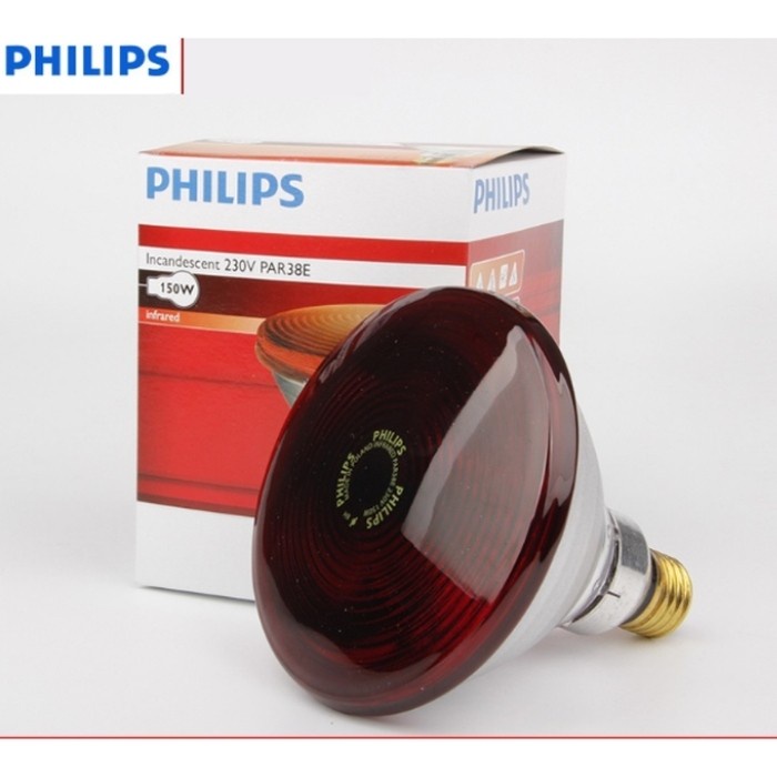 Jual Bohlam Lampu Infrared Philips 150w Fisio Terapi 150 Watt ...