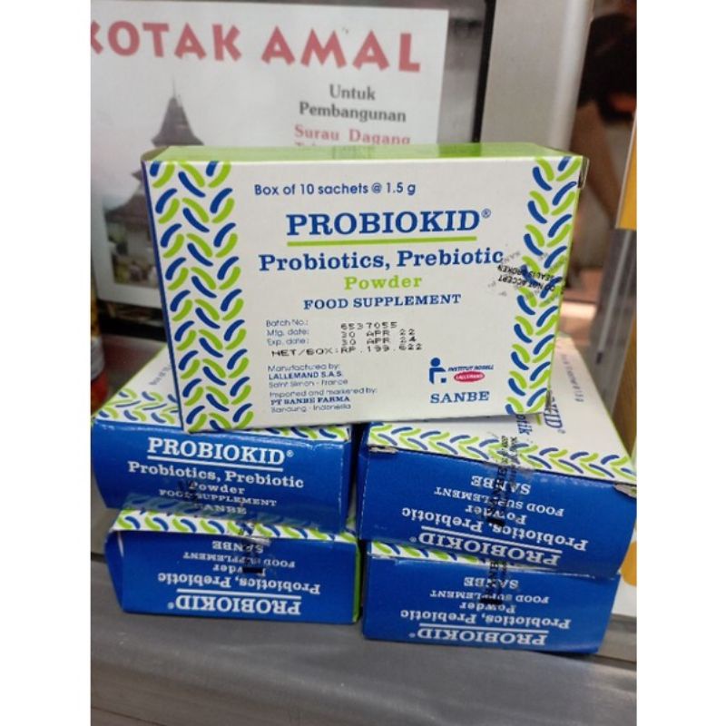 Jual PROBIOKID sachet prebiotic perbox isi 10 sachet | Shopee Indonesia