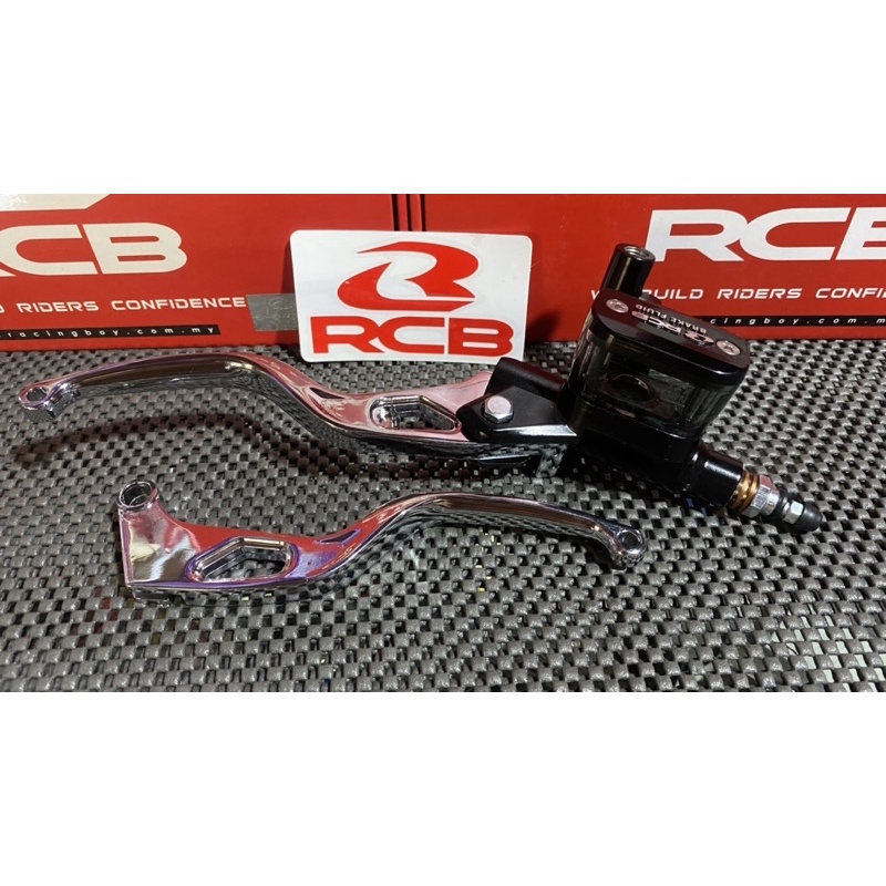 Jual Master Rem Rcb Kotak E3 12,7mm set tuas repro Modif Crom Universal ...